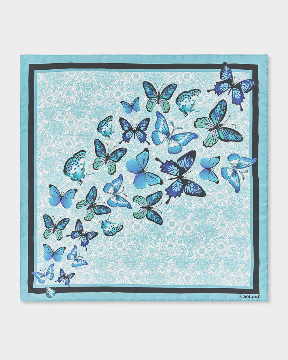 Foulard 100% Seta 70x70 cm - immagine 3
