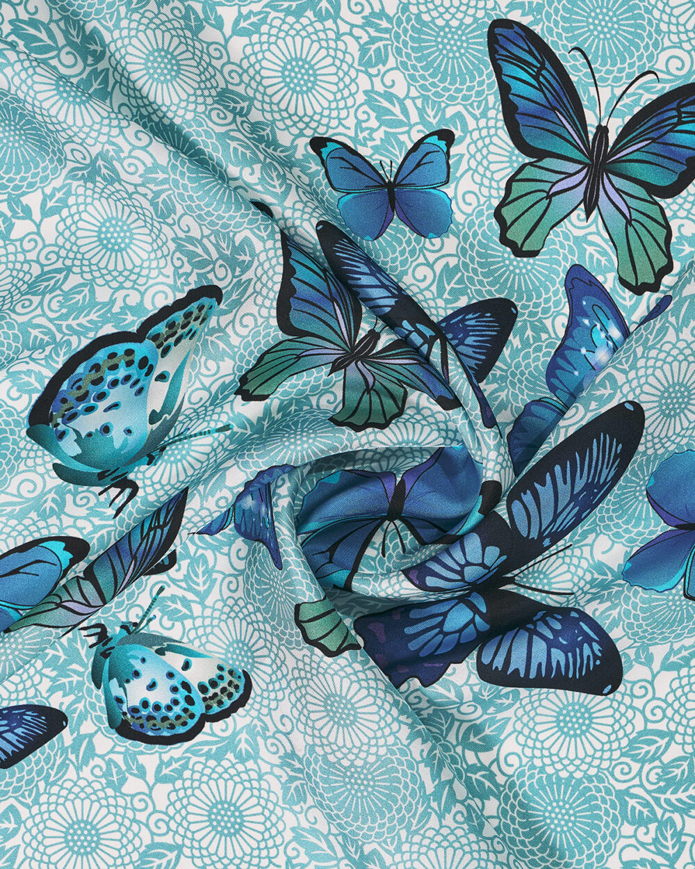 Foulard 100% Seta 70x70 cm - immagine 2