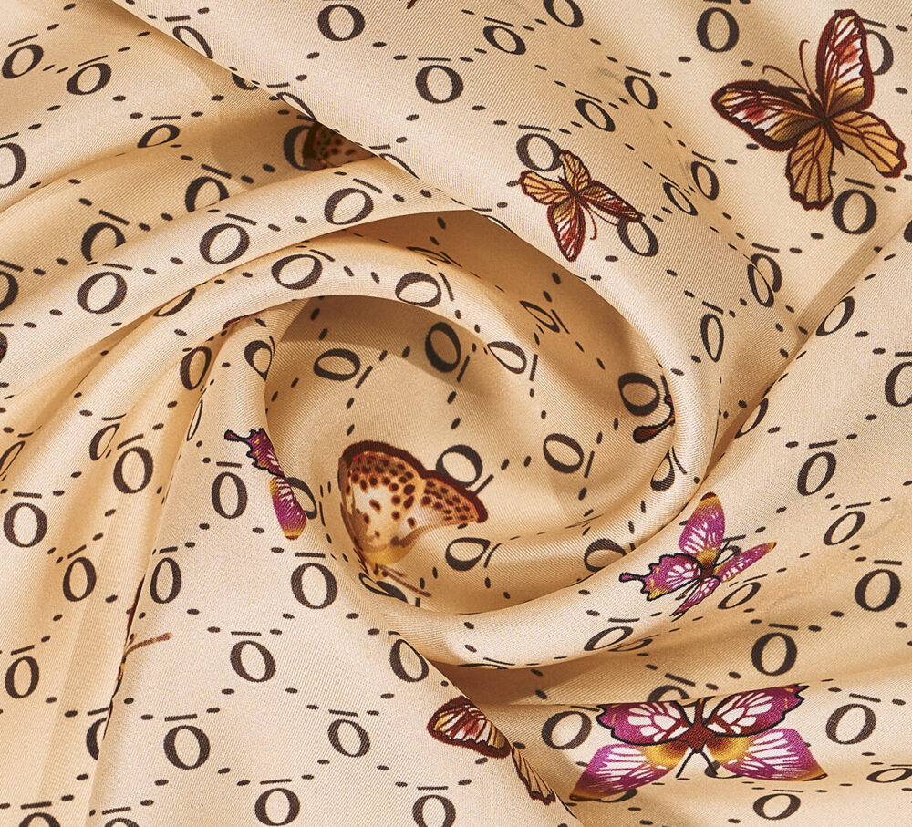 Foulard 100% Seta 70x70 cm - immagine 2