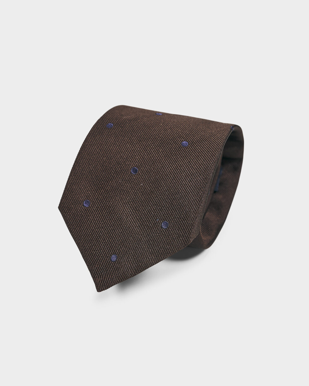 Cravatta Pois 100% Seta 8x140 cm