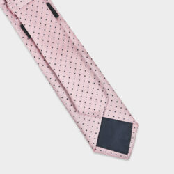 Cravatta Rosa 100% Seta 6x140 cm - immagine 3
