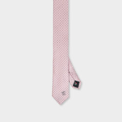 Cravatta Rosa 100% Seta 6x140 cm - immagine 2