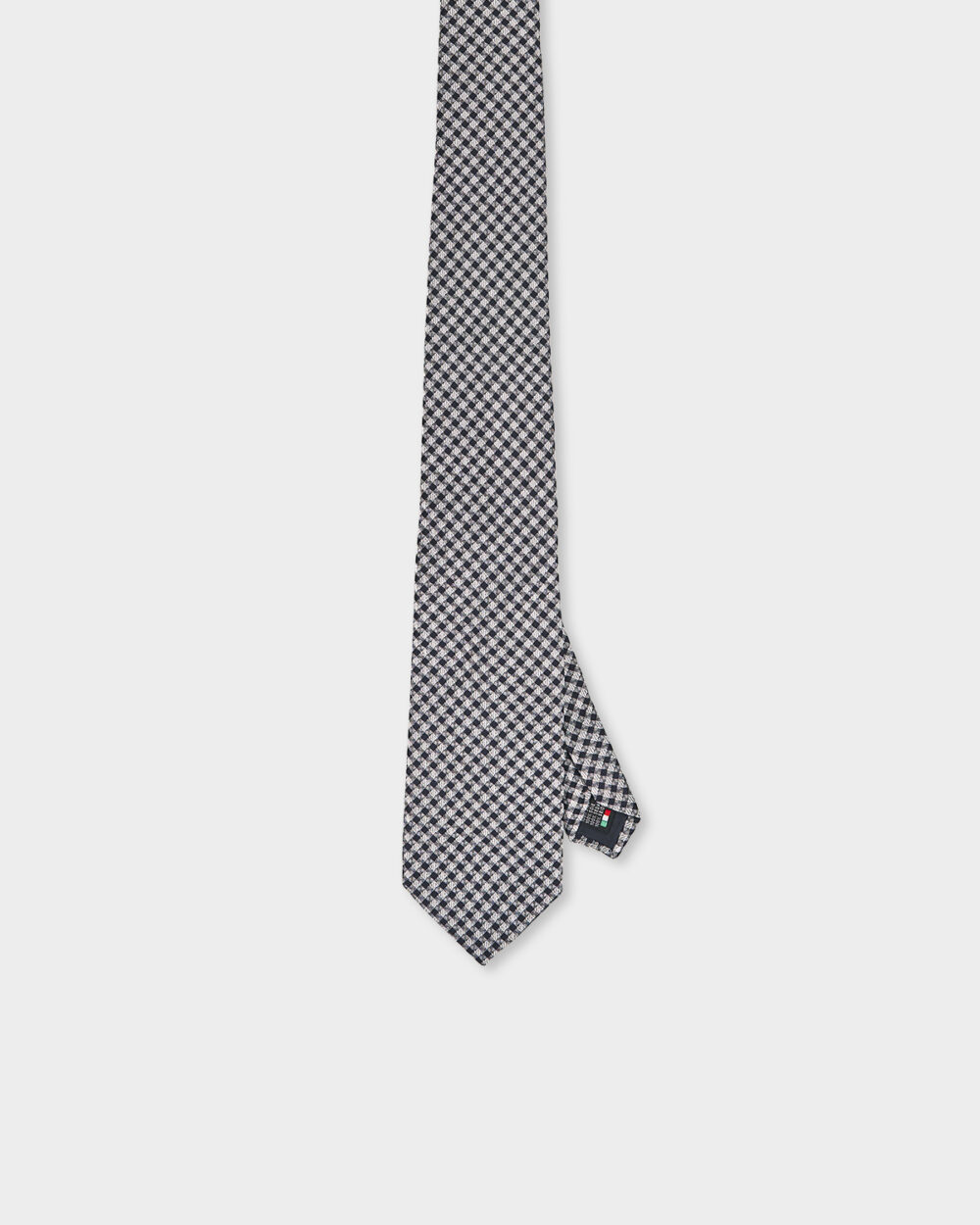 Cravatta Geometrica 100% Seta 8x140 cm - immagine 2
