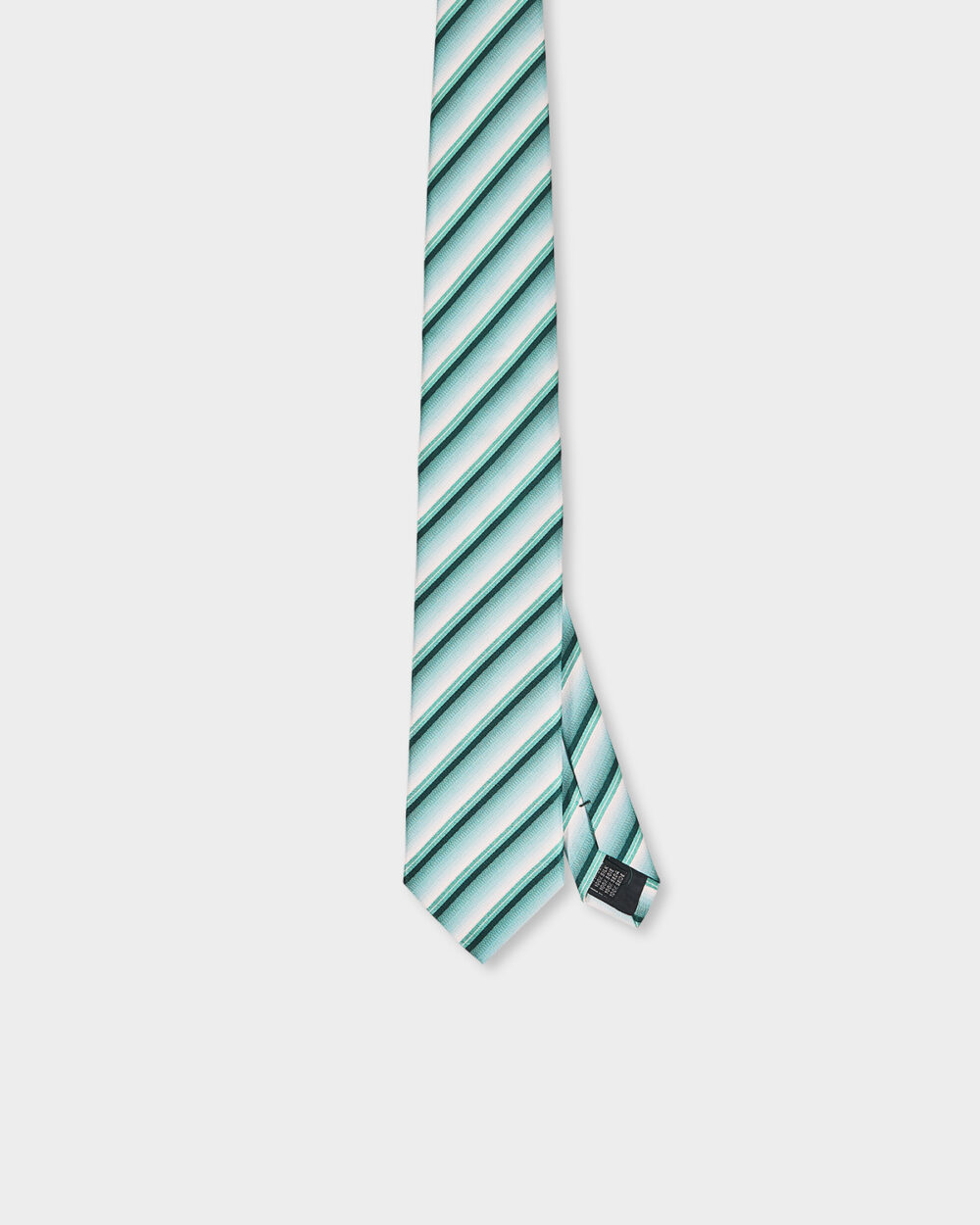 Cravatta Righe 100% Seta 8x140 cm - immagine 2