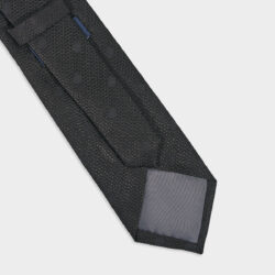 Cravatta Pois 100% Seta 80x140 cm - immagine 3