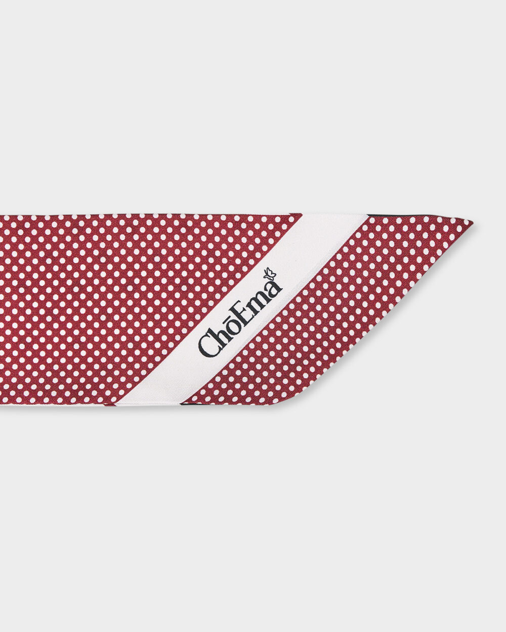 Twilly 100% Seta Pois 7x190 cm