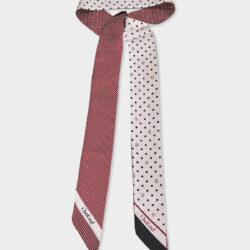 Twilly 100% Seta Pois 7x190 cm - immagine 2