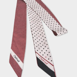 Twilly 100% Seta Pois 7x190 cm - immagine 3