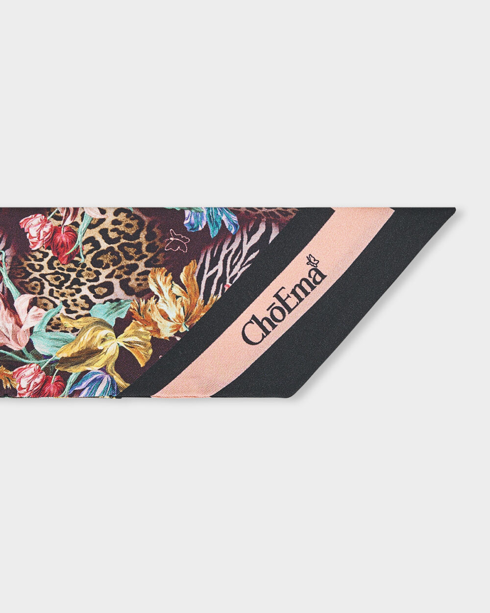 Twilly 100% Seta Leopard 7x190 cm
