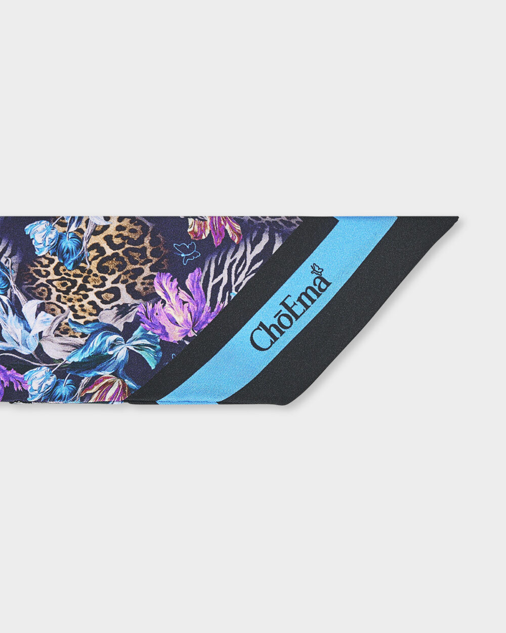 Twilly 100% Seta Leopard 7x190 cm