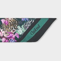 Twilly 100% Seta Leopard 7x190 cm