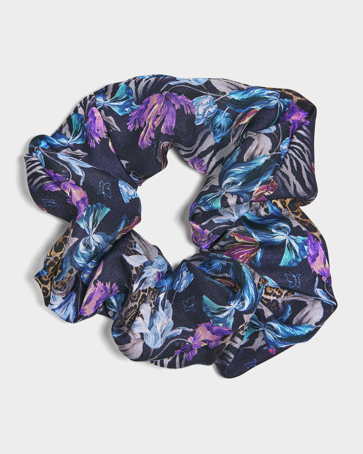 Scrunchie Leopard 100% Seta