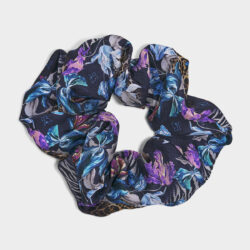 Scrunchie Leopard 100% Seta - immagine 3
