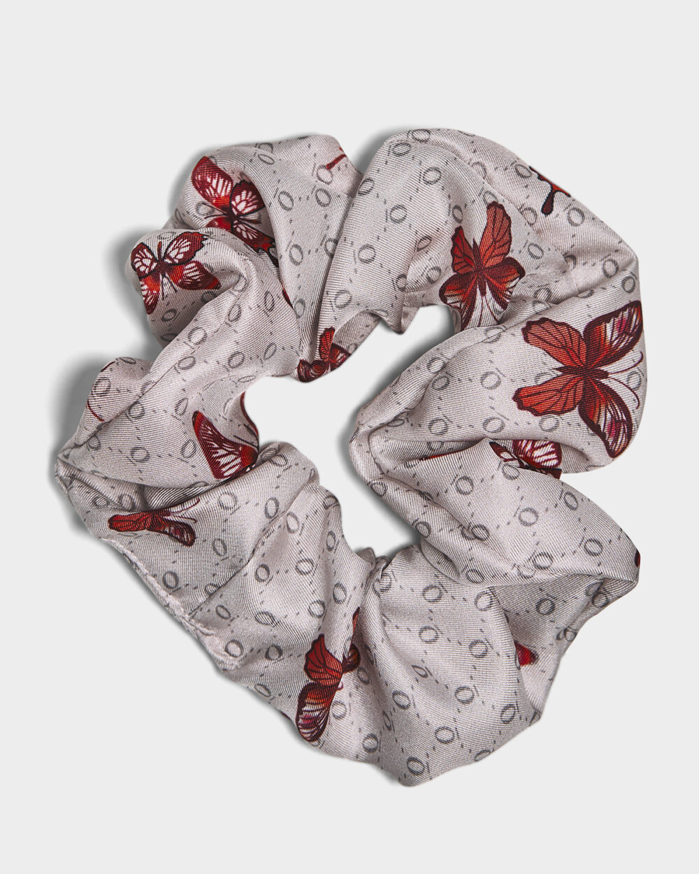 Scrunchie Farfalla 100% Seta - immagine 3