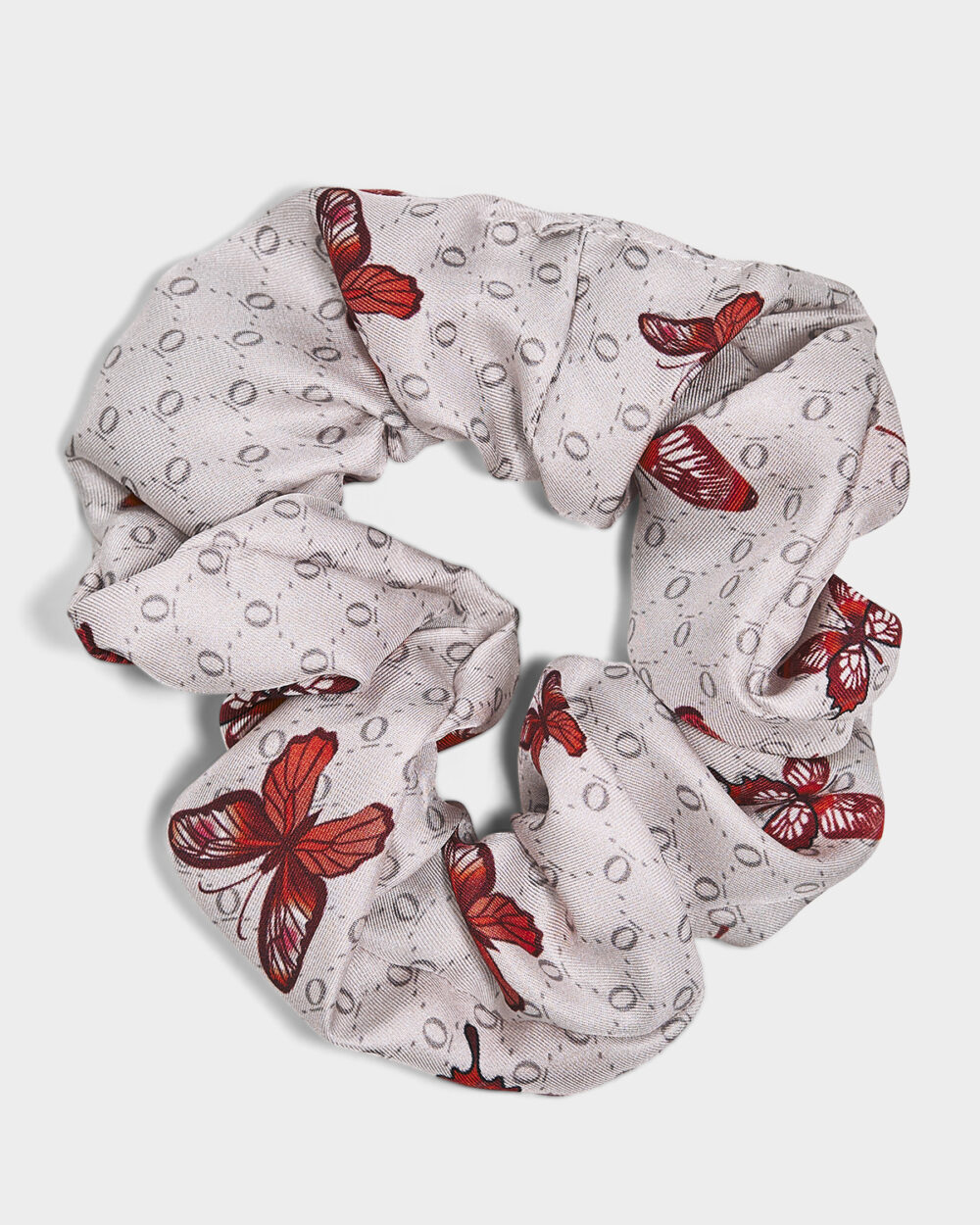 Scrunchie Farfalla 100% Seta