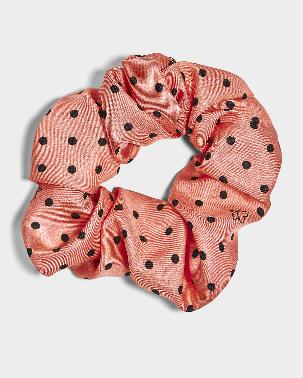 Scrunchie Pois 100% Seta