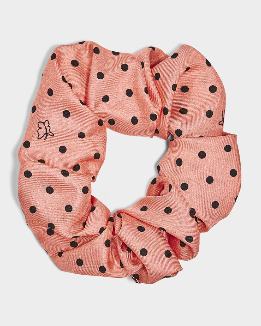 Scrunchie Pois 100% Seta - immagine 3