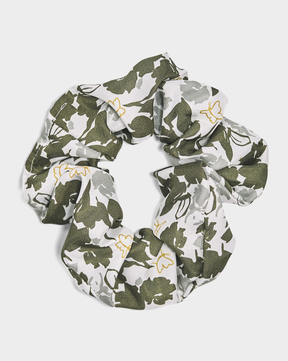 Scrunchie Foglie 100% Seta - immagine 3