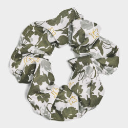 Scrunchie Foglie 100% Seta - immagine 3