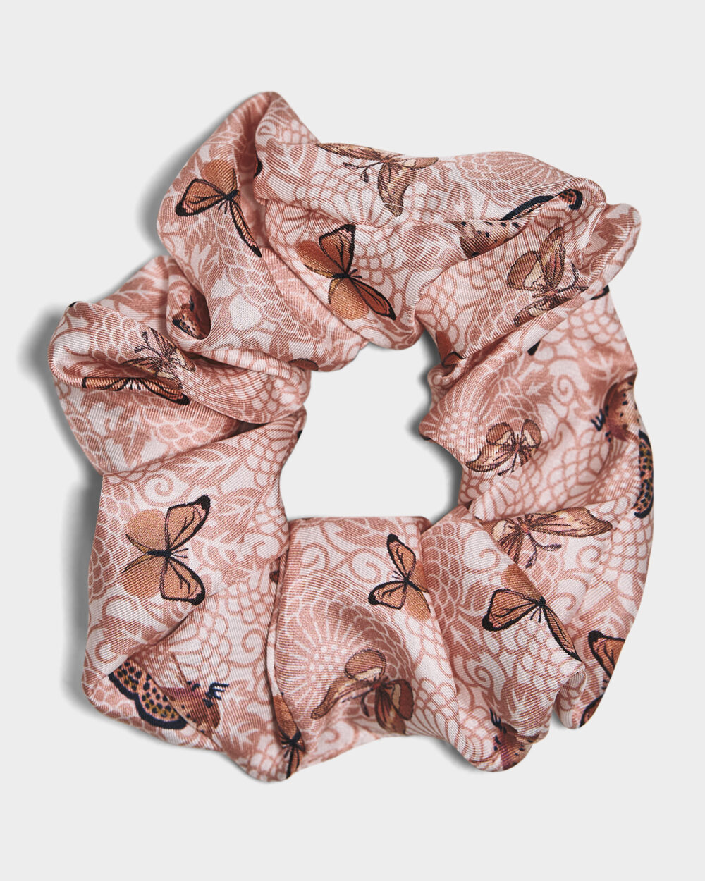 Scrunchie Farfalla 100% Seta - immagine 3