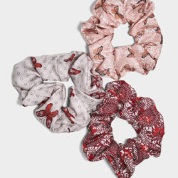 Scrunchie Farfalla 100% Seta - immagine 2