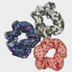Scrunchie Pois 100% Seta - immagine 2