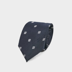 Cravatta Quadrati 100% Seta 8x140 cm