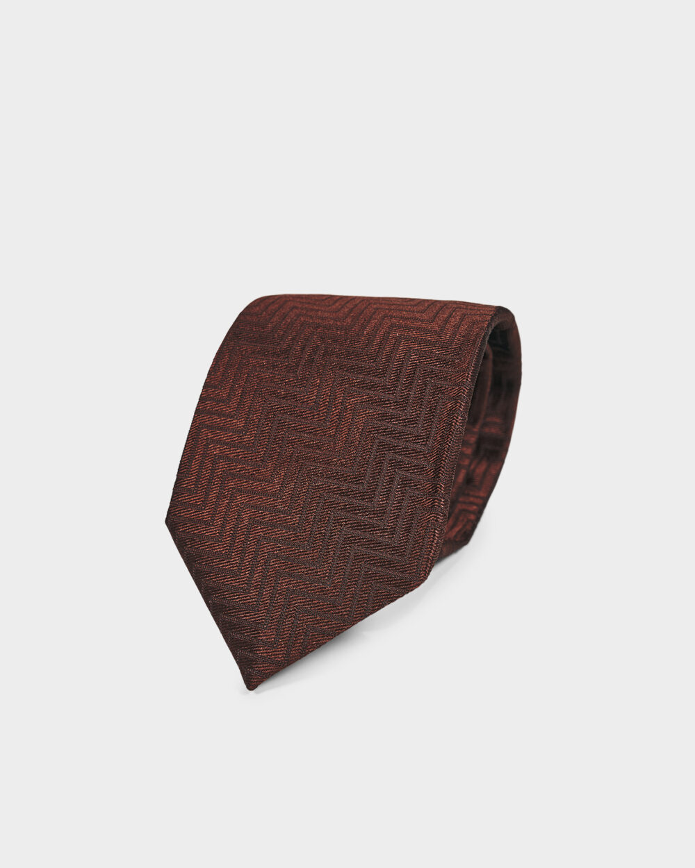 Cravatta Chevron 100% Seta 8x140 cm
