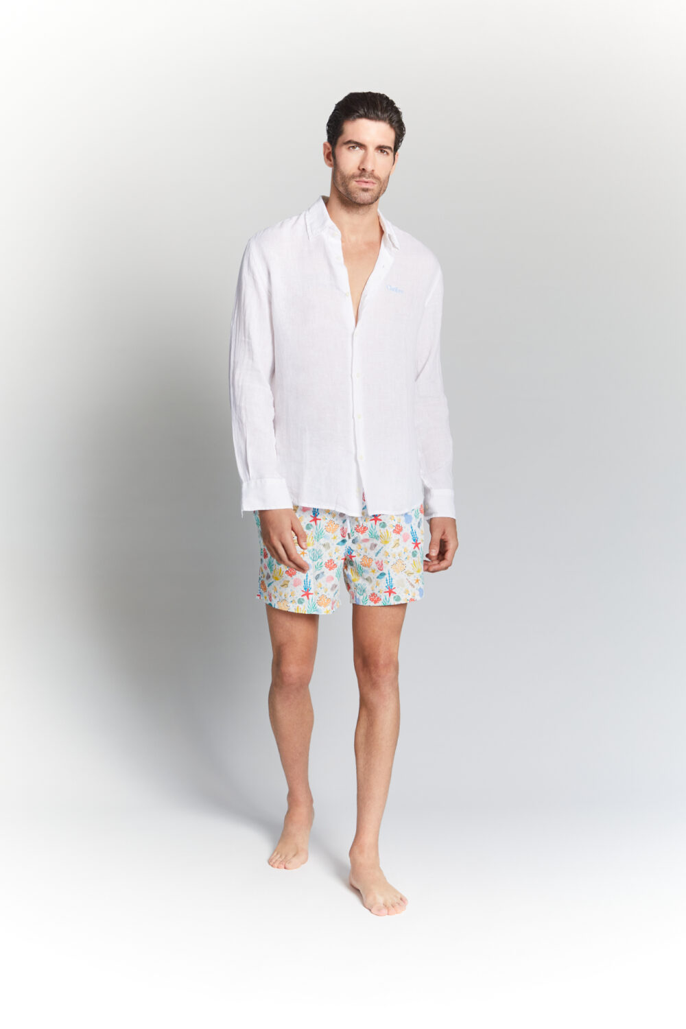 Camicia 100% Lino Bianca - immagine 4
