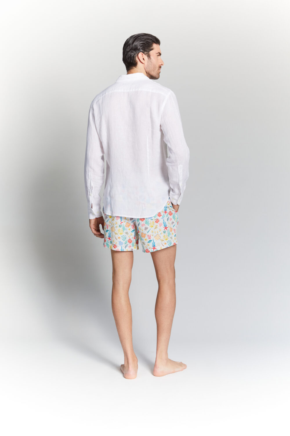 Camicia 100% Lino Bianca - immagine 3