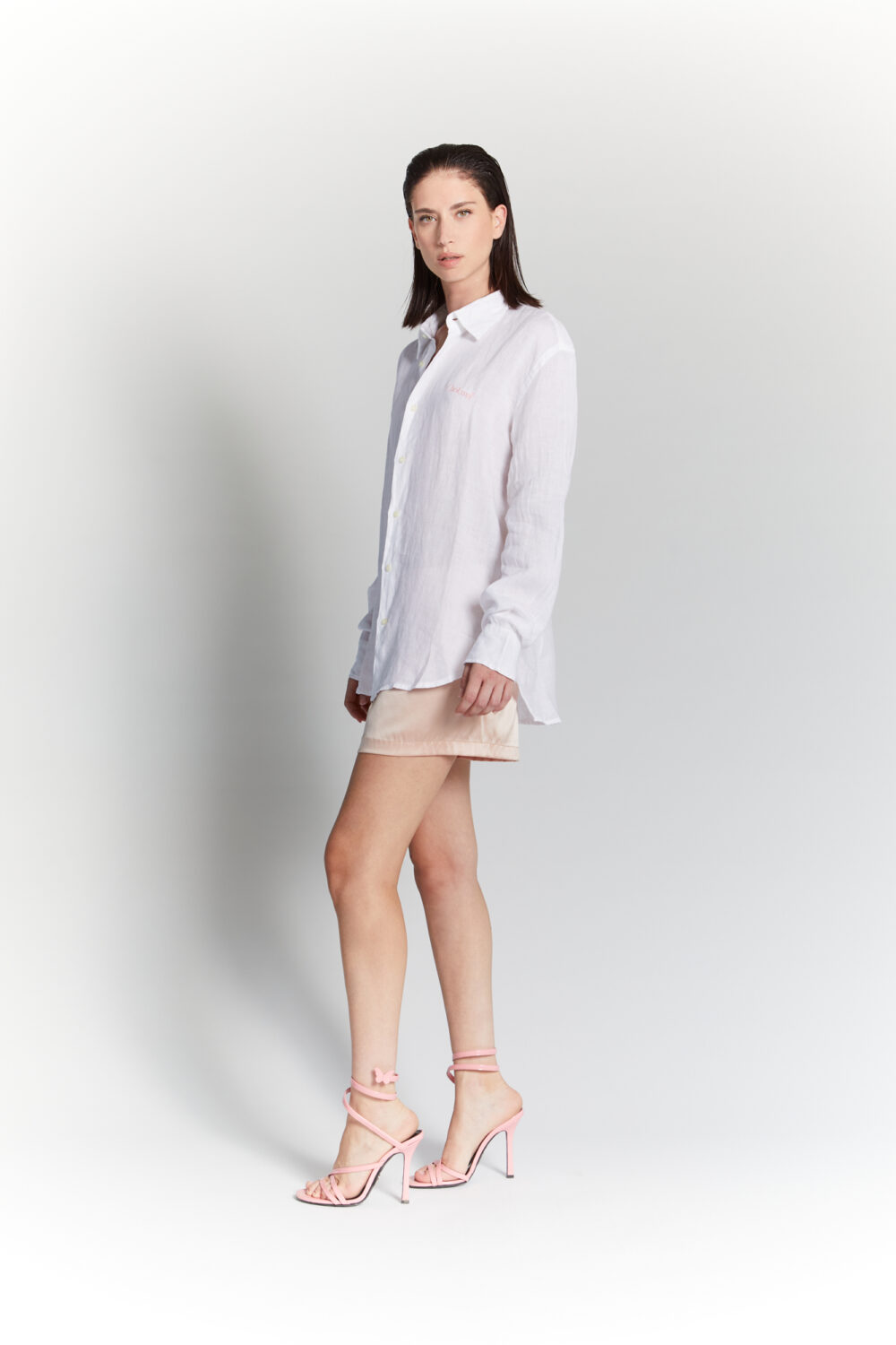 Camicia 100% Lino Bianca - immagine 3