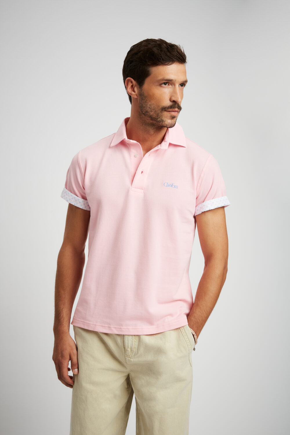 Polo All Over Rosa