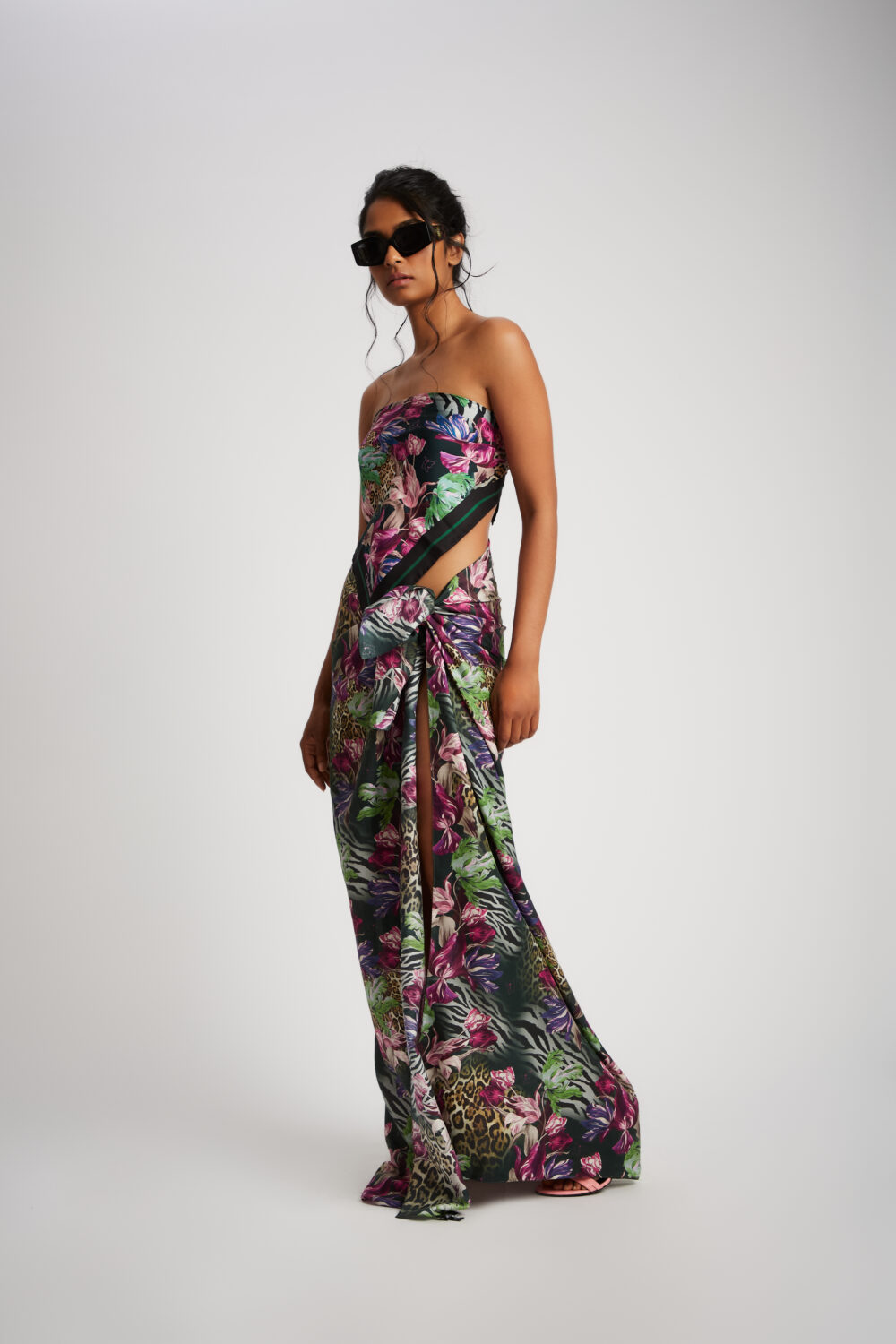 Pareo Stampa Leopard Verde